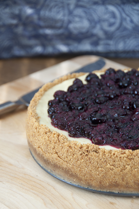 Image for New York-Style Blueberry Cheesecake