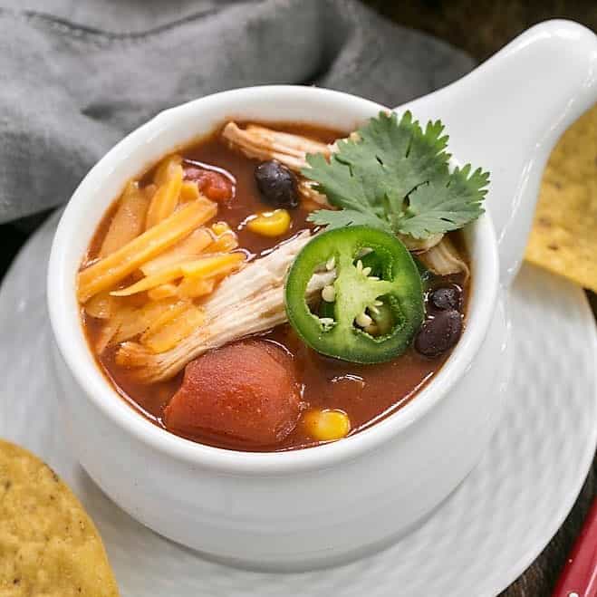 Image for Slow Cooker Chicken Enchilada Soup