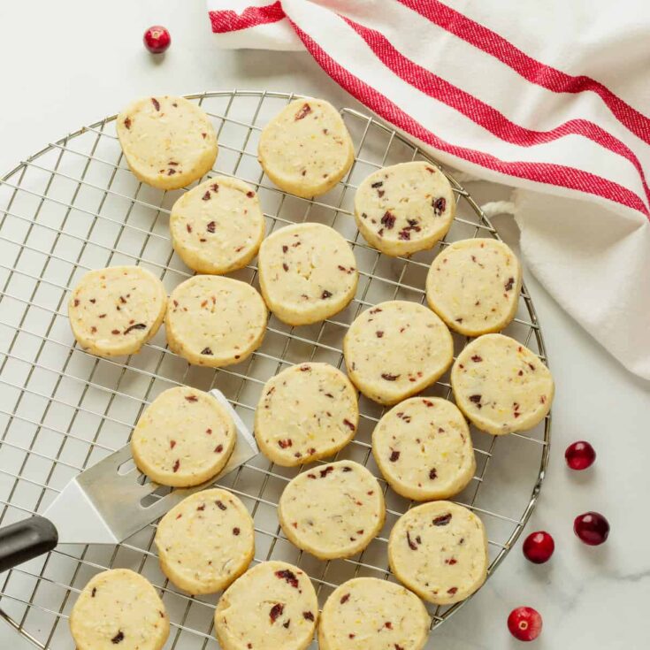 Image for Cranberry Orange Shortbread Cookies