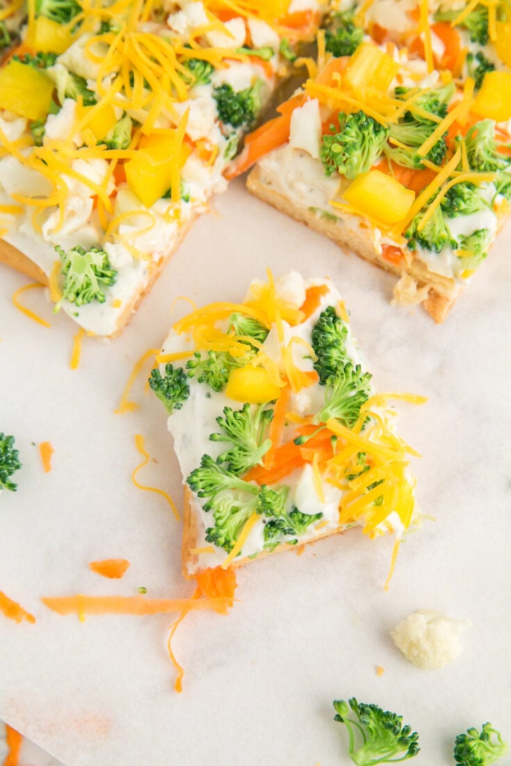 Crescent Roll Veggie Pizza