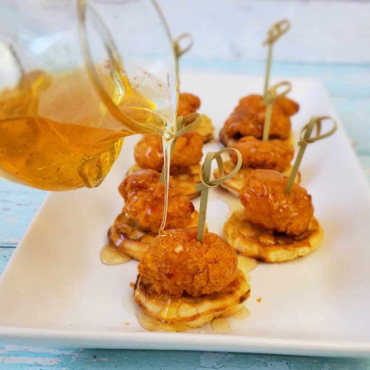 Image for Easy Mini Chicken and Waffles (with Hot Honey)