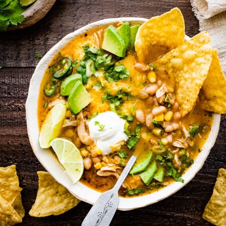 Image for Healthy White Chicken Chili Recipe