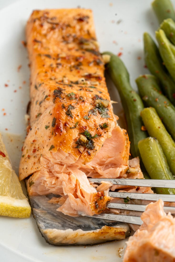 Garlic Honey Glazed Salmon