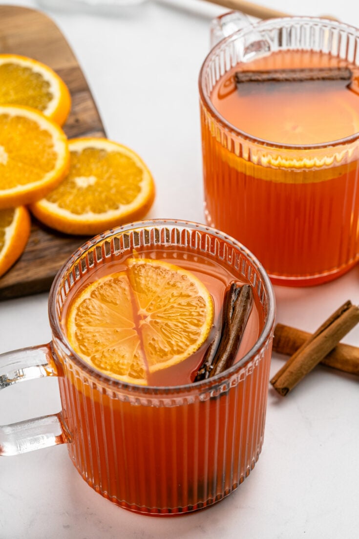 Hot Aperol Wine Cocktail