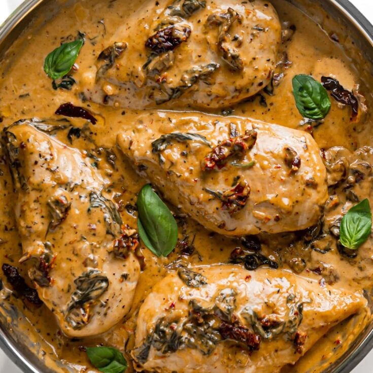Image for Creamy Tuscan Skillet Chicken Recipe