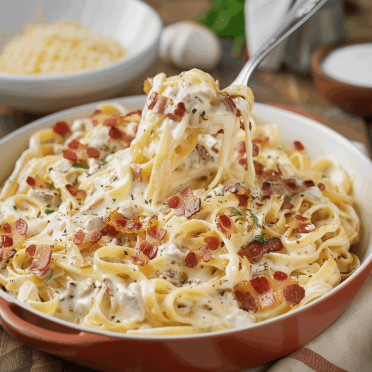 Image for Creamy Bacon Pasta
