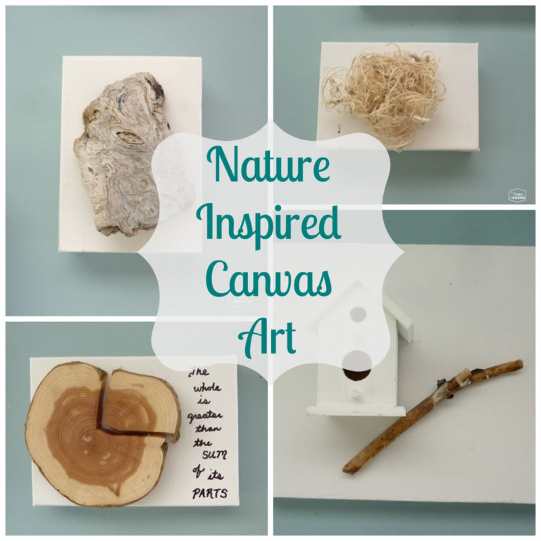 {Guest Post} Simple Nature Inspired Canvas Wall Art