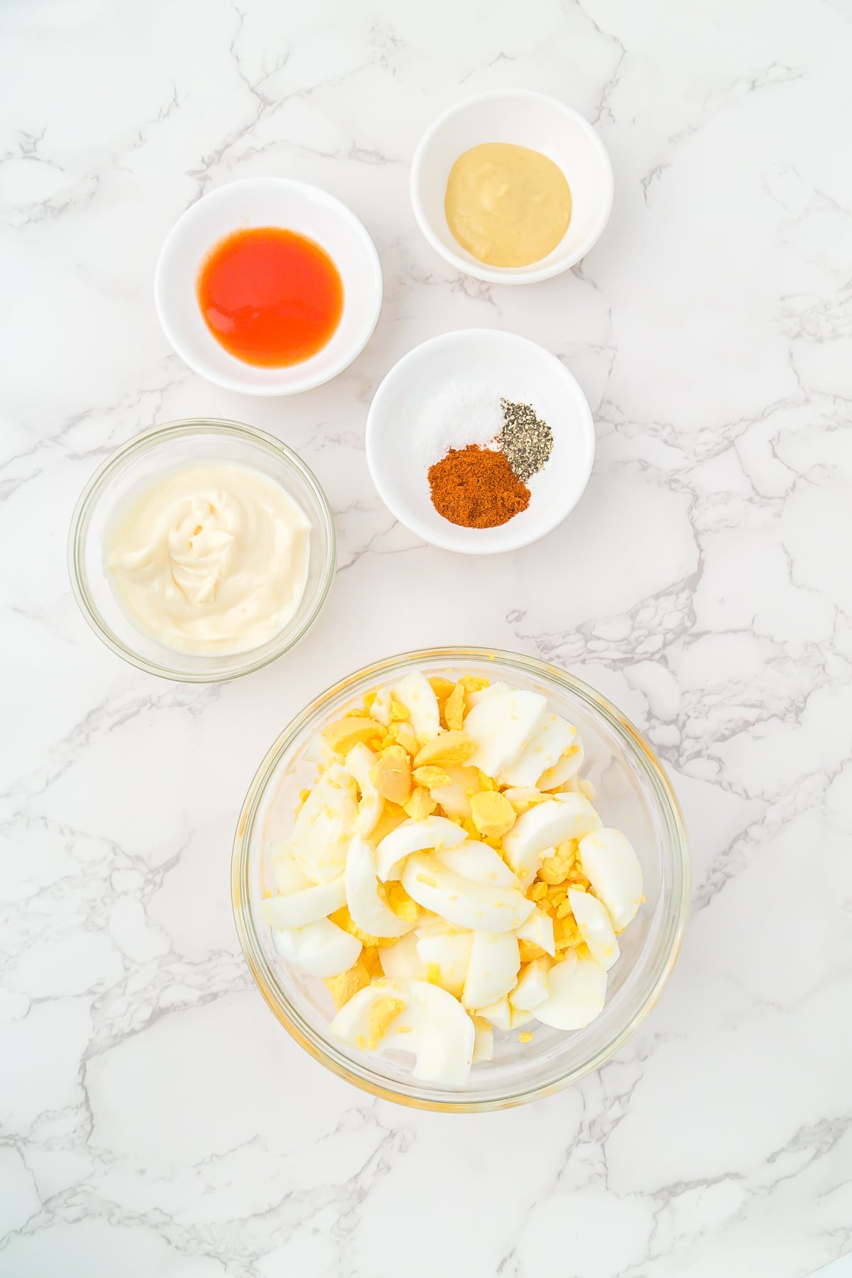 Ingredients for egg dip