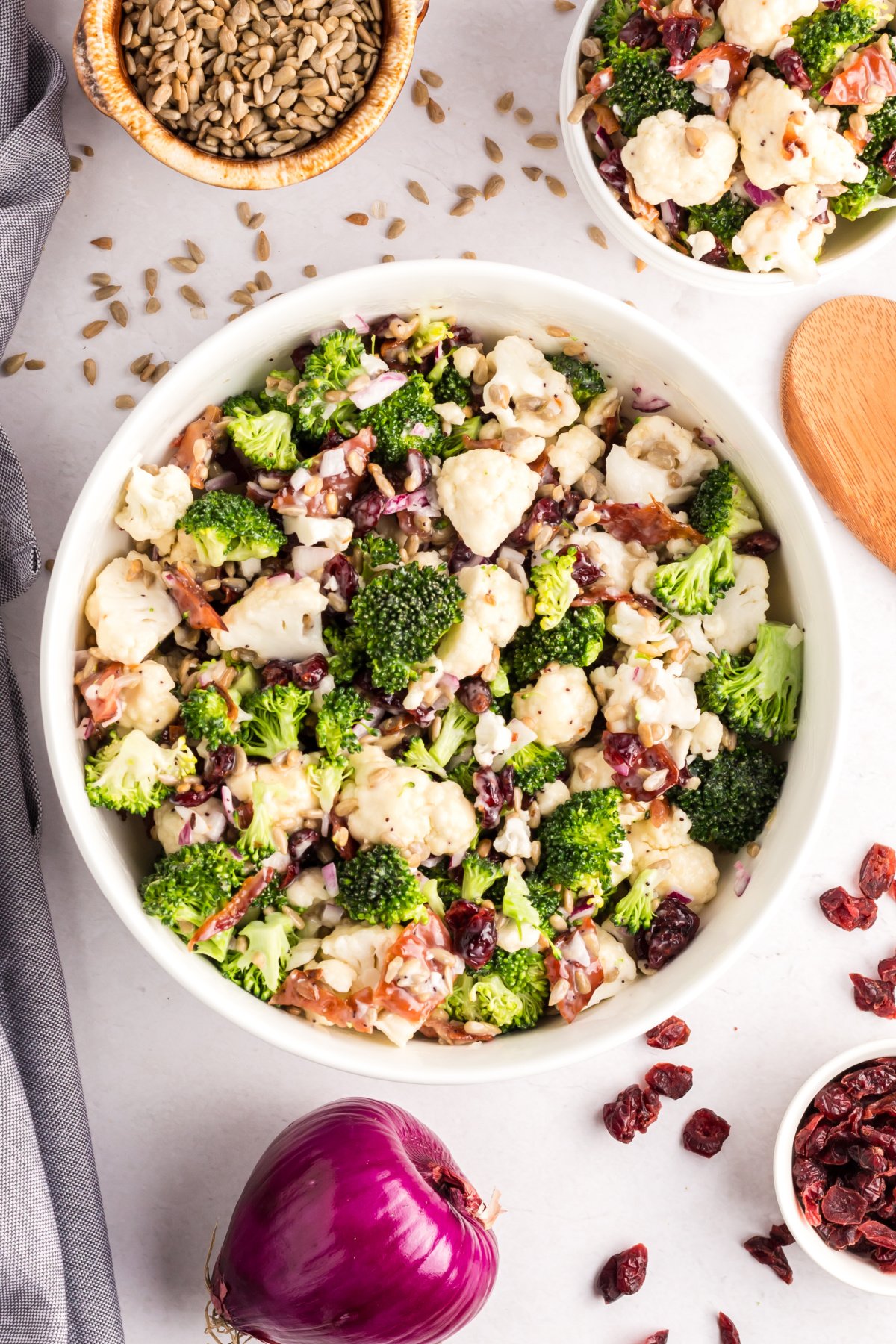 broccoli and cauliflower salad