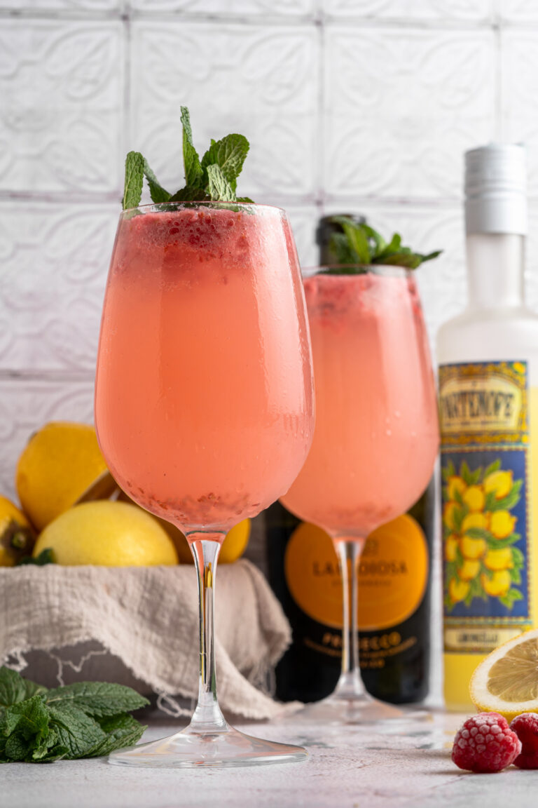 Raspberry Limoncello Spritz