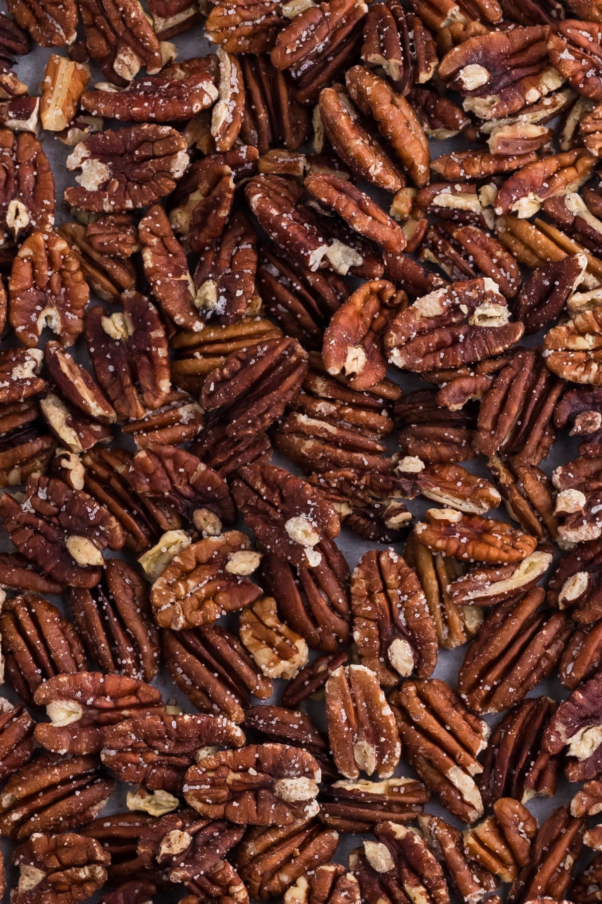 Roasting pecans in the oven