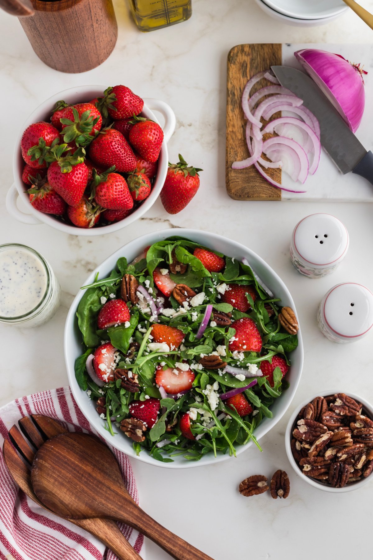 Strawberry Spinach Salad