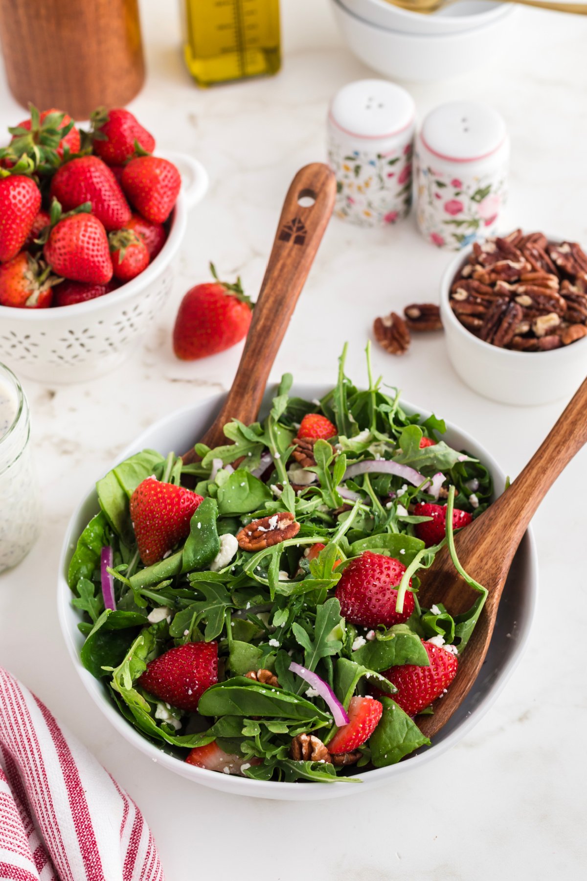 Strawberry Spinach Salad