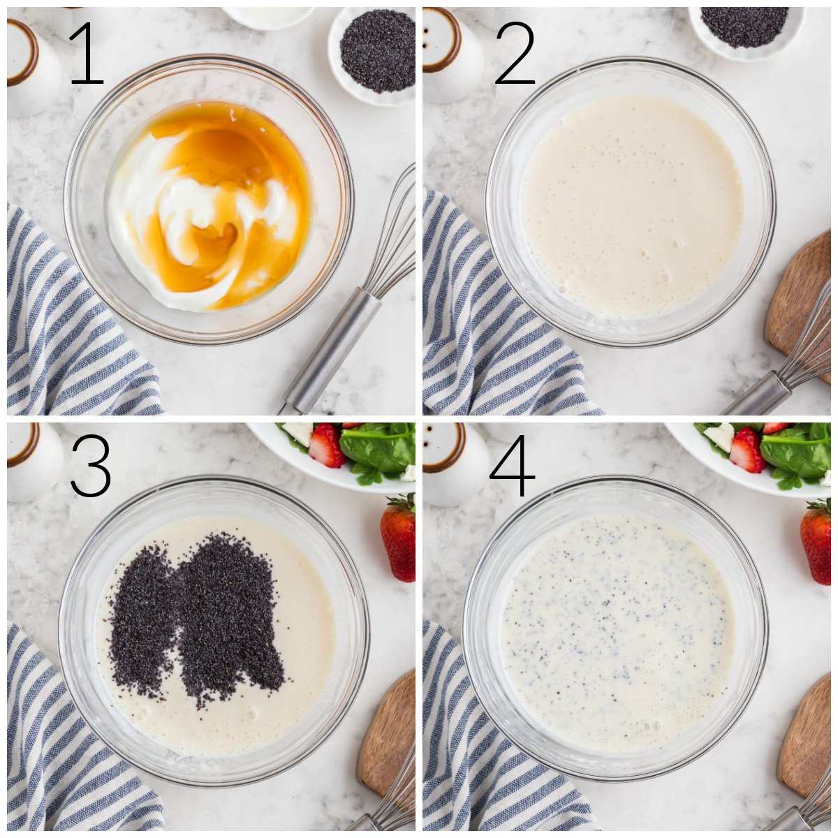 How to Make Creamy Poppyseed Salad Dressing