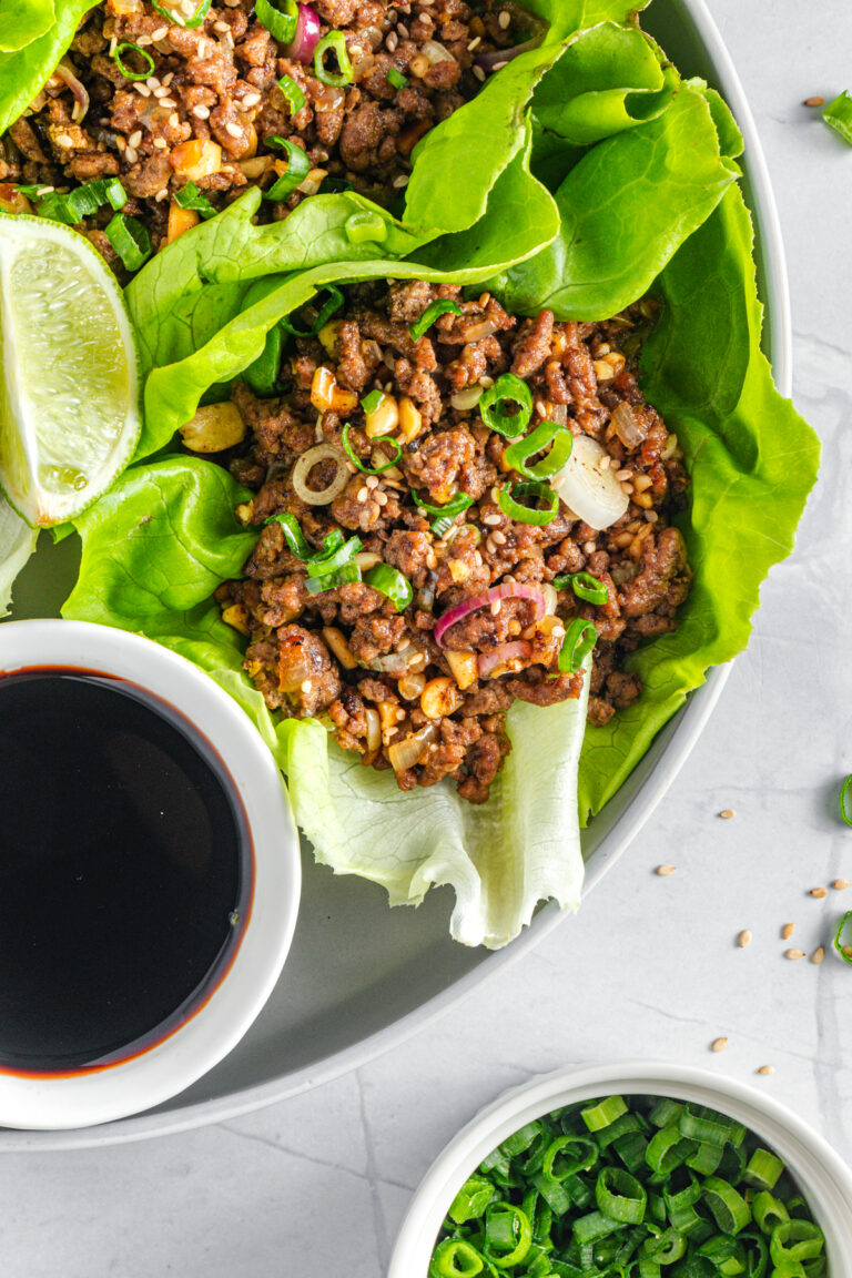 Ground Beef Lettuce Wraps