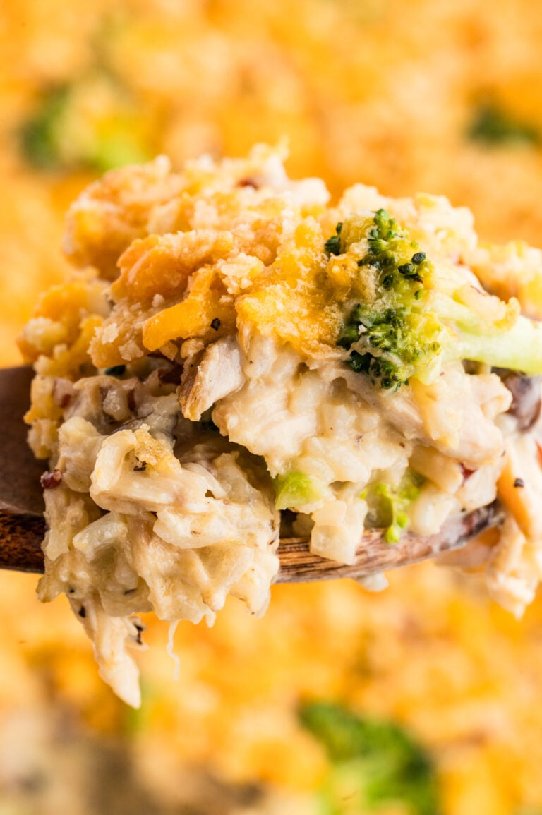 Wild Rice and Leftover Turkey Casserole