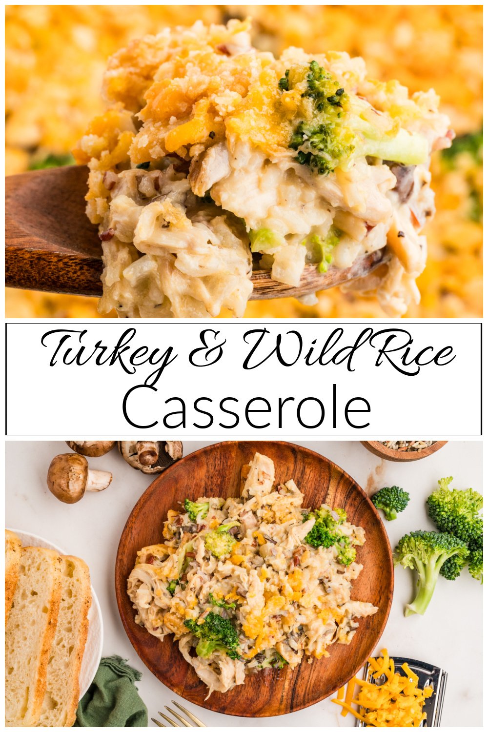 Wild Rice and Leftover Turkey Casserole