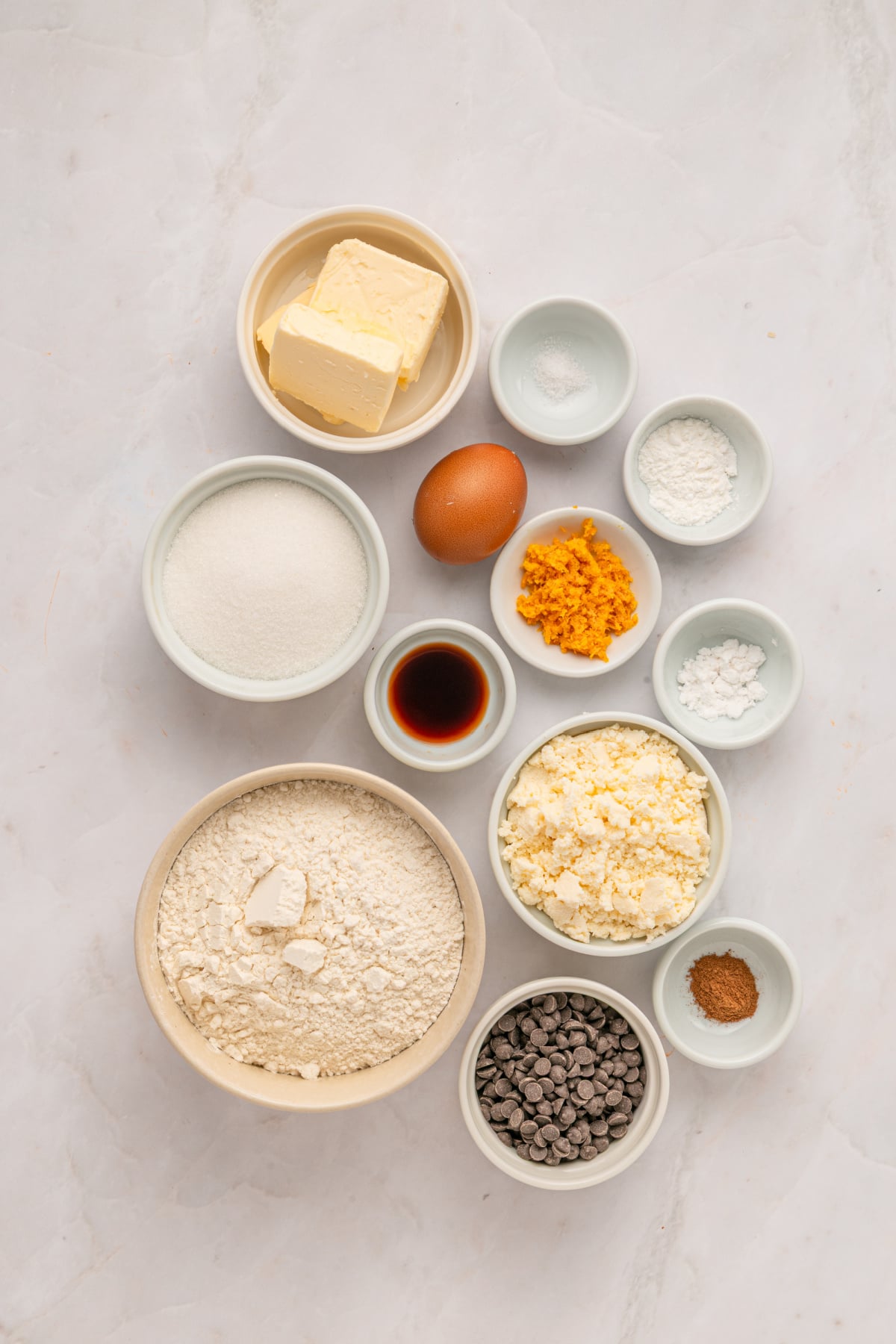 Ingredients for Cannoli Cookies
