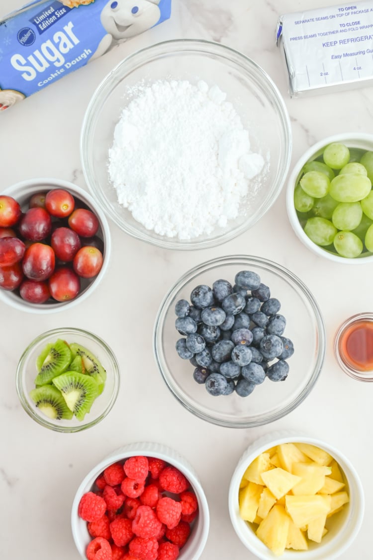 fruit pizza ingredients