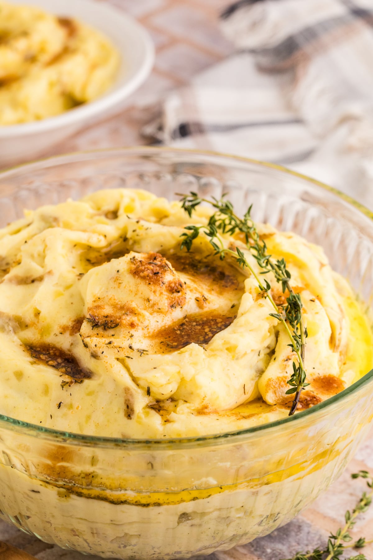 Brown butter mashed potatoes