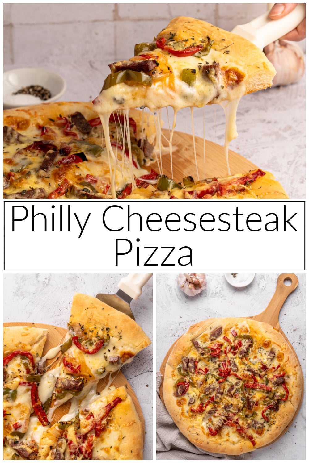 Philly Cheesesteak Pizza Recipe