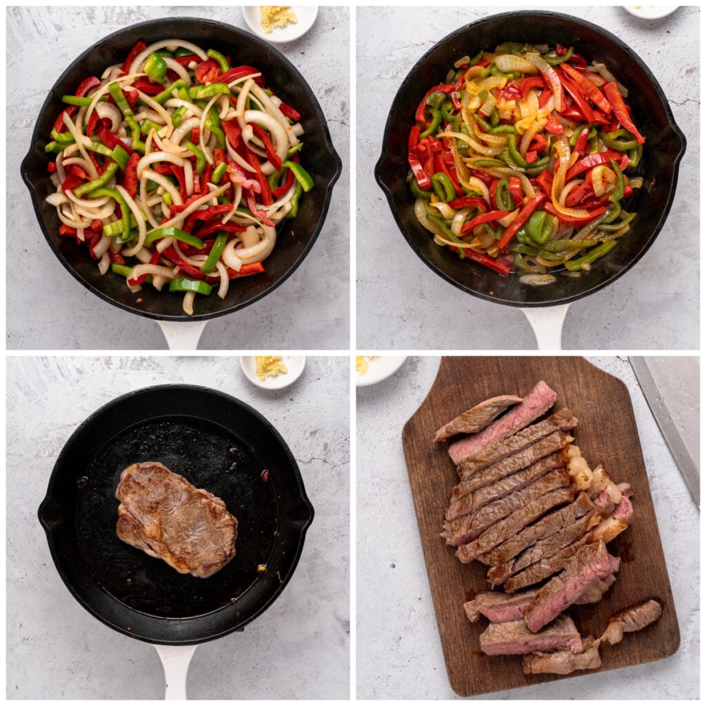 Steps to make Philly Cheesesteak Pizza